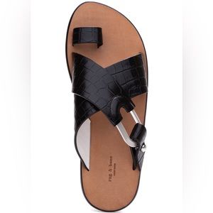 Rag & Bone August Mock-Croc Slide Sandals Size EU38 / US 7.5